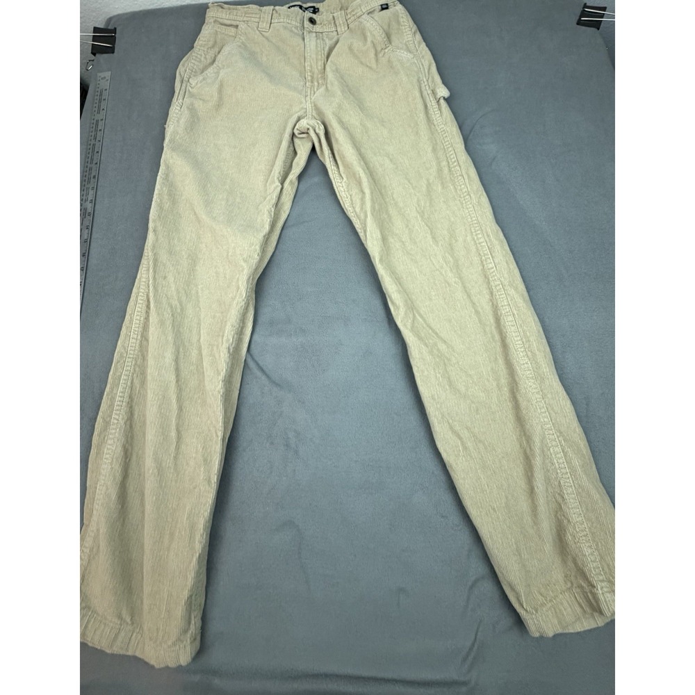 Vans‎ Drill Chore Carpenter Pants Womens 32 Brown Corduroy Lightweight Trousers